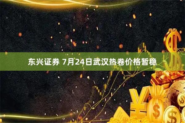 东兴证券 7月24日武汉热卷价格暂稳